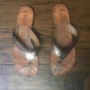 Tory Burch slip on sandals size 7